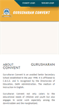 Mobile Screenshot of gurusharanconvent.com